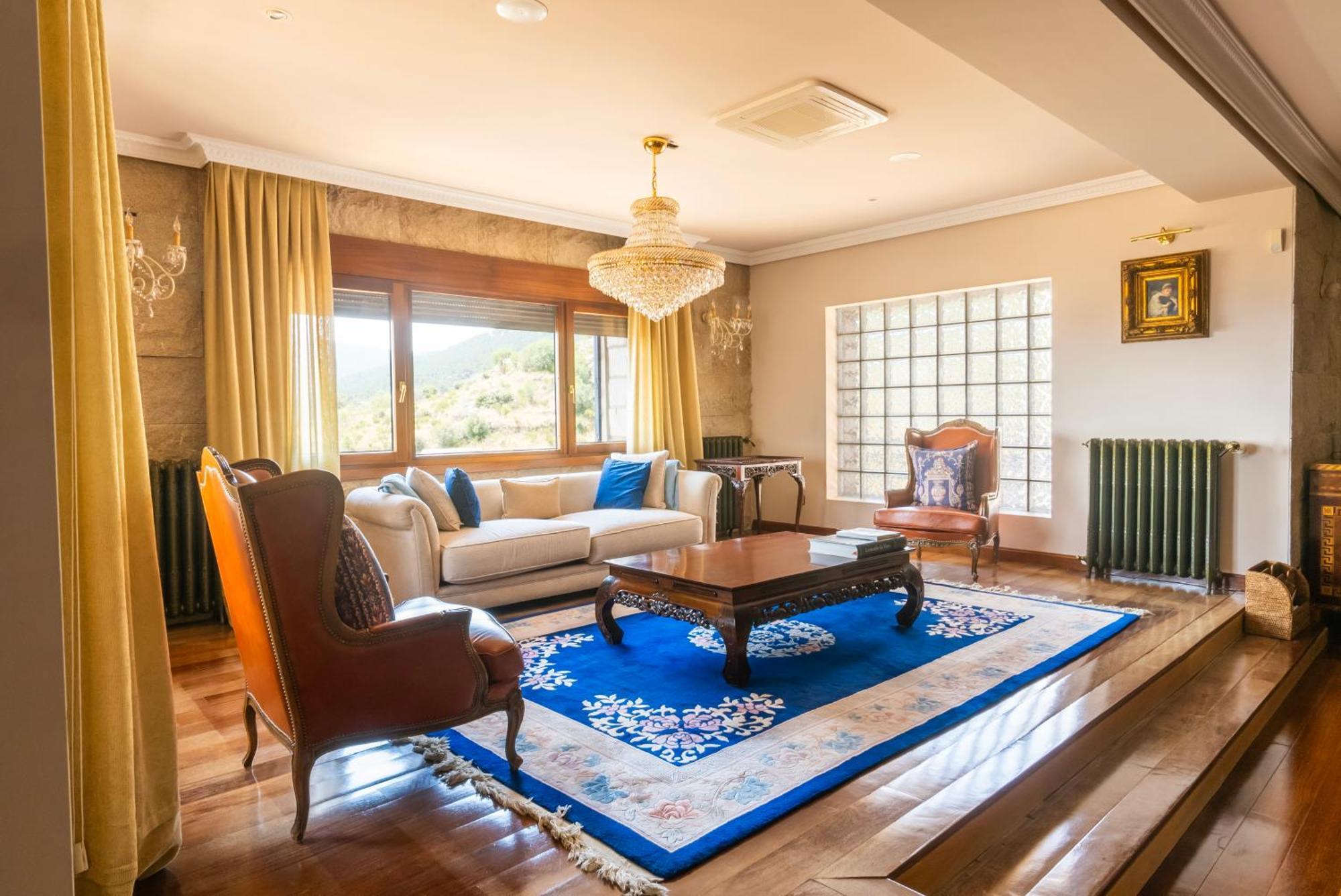 Villa Mansion Con Jacuzzi A 40 Grados, Gran Piscina Y Padel El Tiemblo Exterior foto