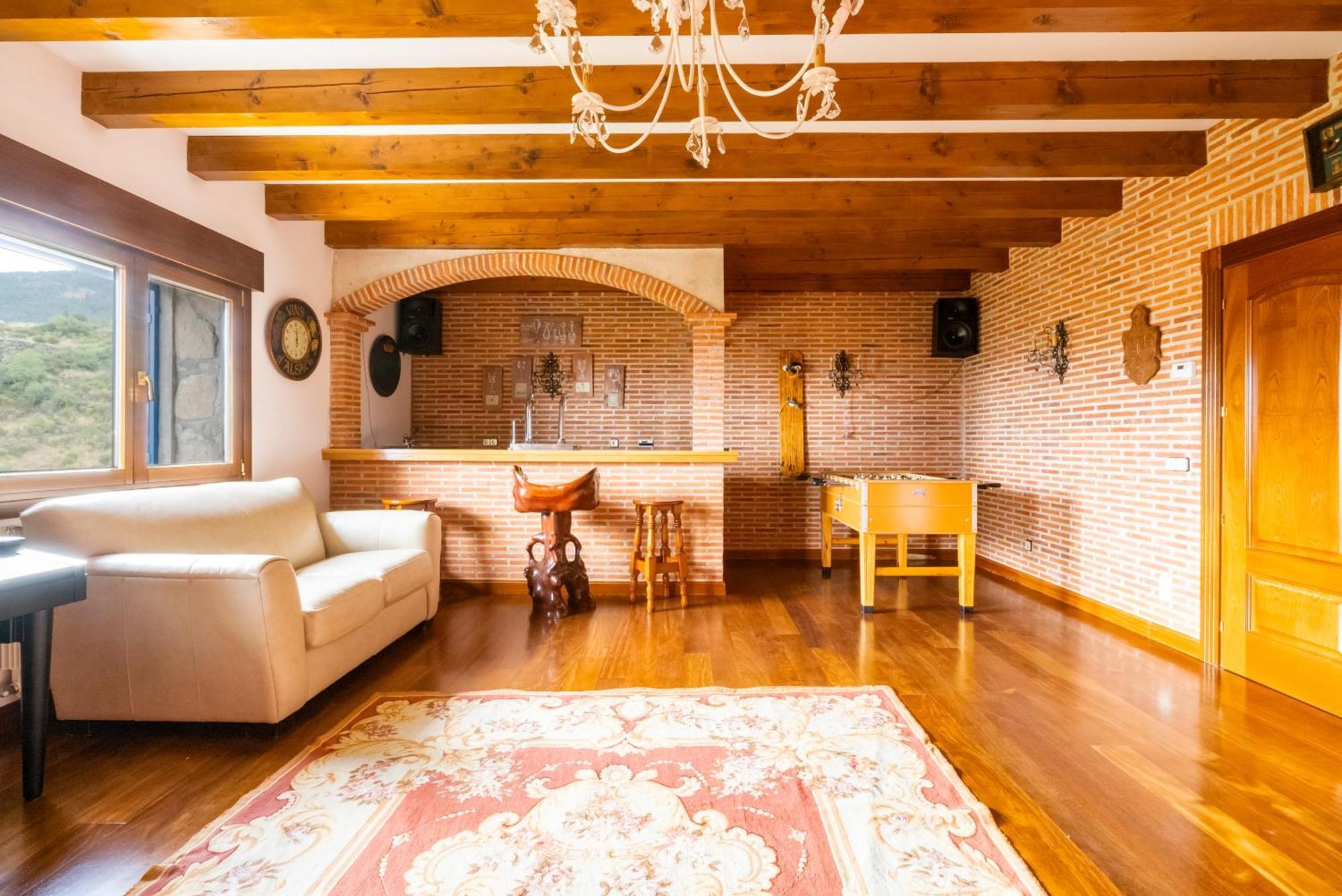 Villa Mansion Con Jacuzzi A 40 Grados, Gran Piscina Y Padel El Tiemblo Exterior foto